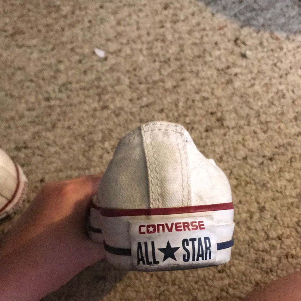 All white Converses - Picture 2 of 7